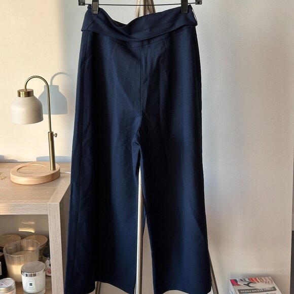 Club Moncao Izabelah Pants Navy Size 2 Worn Once Excellent Condition - Picture 3 of 5